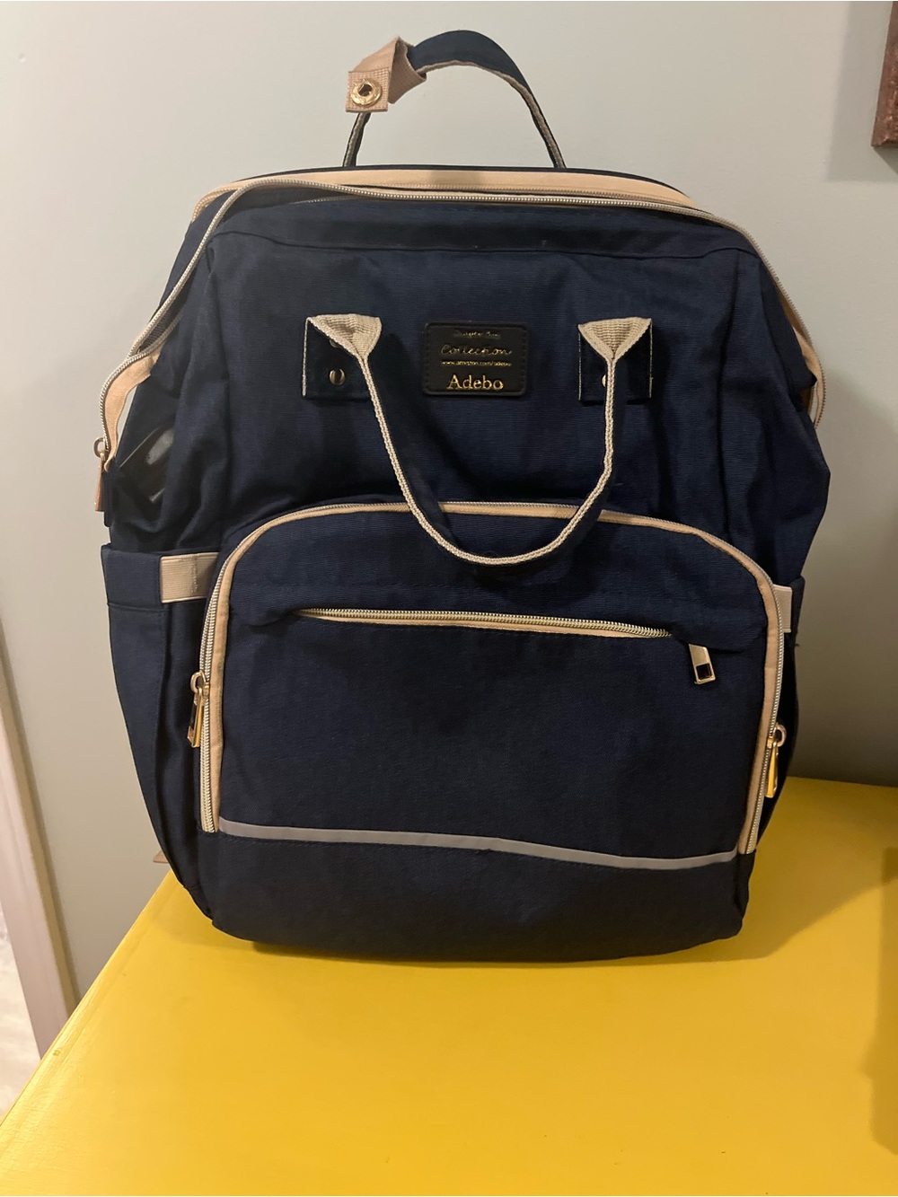 Diaper Bag Backpack in Blue